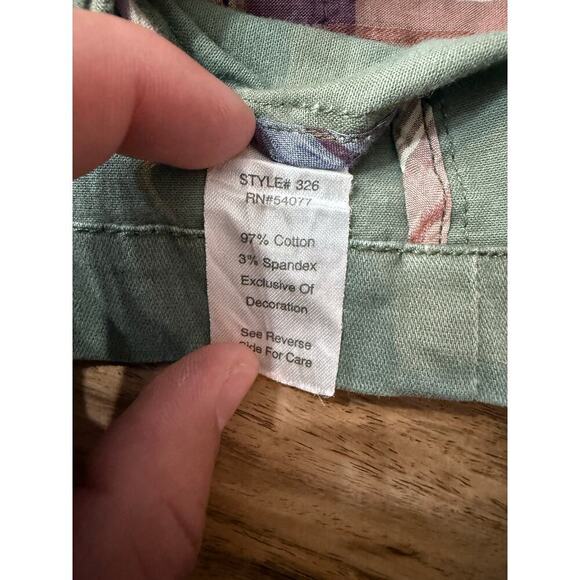 CABI Women's Green Military Army Double Breasted Jacket Coat Size Large - Picture 7 of 7